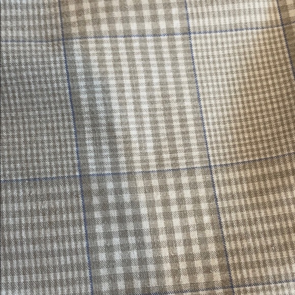 IZOD Cargo Shorts 38 Gray Blur Plaid - Picture 12 of 13